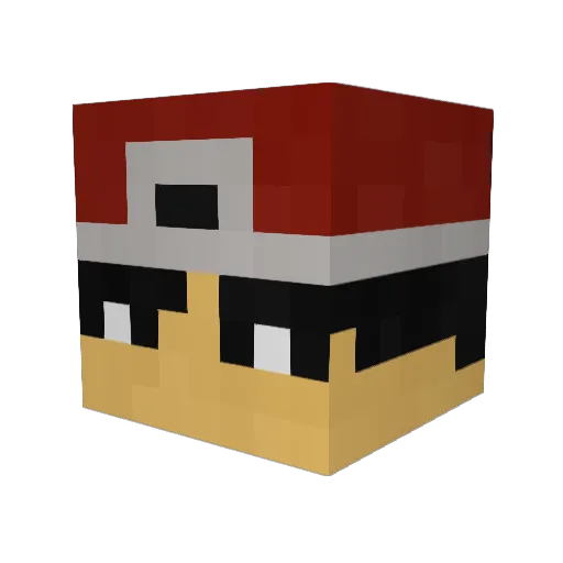 TandemAmoeba69 Minecraft avatar head, 3D render