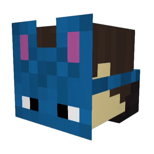 TandenGoat13 Minecraft avatar head, 3D render