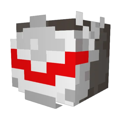 Tandorman Minecraft avatar head, 3D render