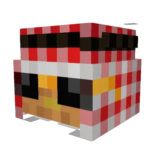 Tandrums2432 Minecraft avatar head, 3D render