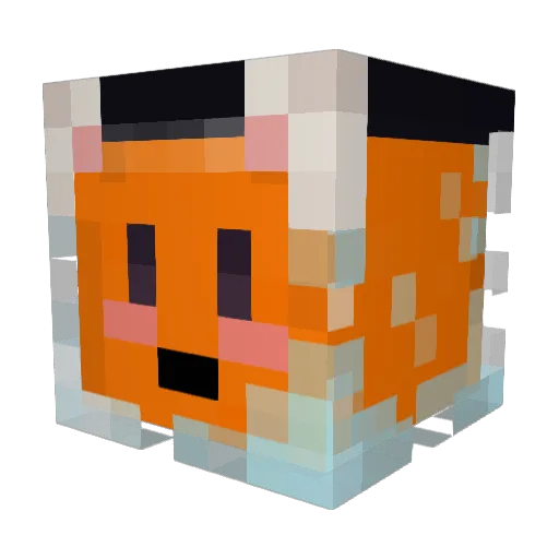 Tanfa_ Minecraft avatar head, 3D render