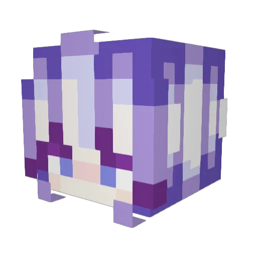 TangXiTia_xixi Minecraft avatar head, 3D render