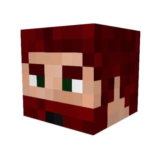 Tang_Titan Minecraft avatar head, 3D render