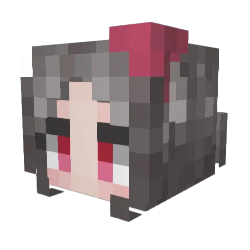 Tang_YN Minecraft avatar head, 3D render