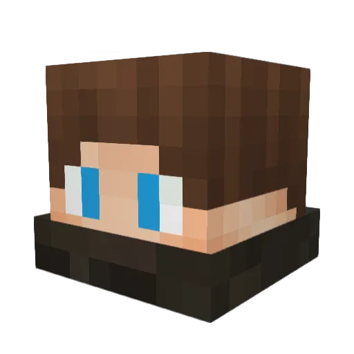 Tang_r Minecraft avatar head, 3D render