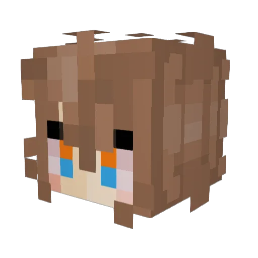 Tangerine_Tris Minecraft avatar head, 3D render