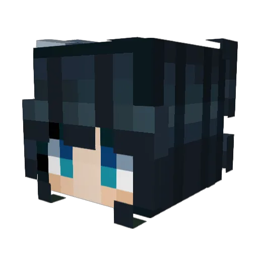 TangiAI Minecraft avatar head, 3D render