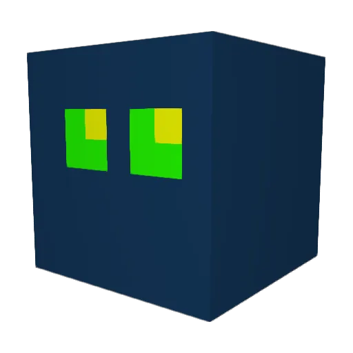 Tangib Minecraft avatar head, 3D render