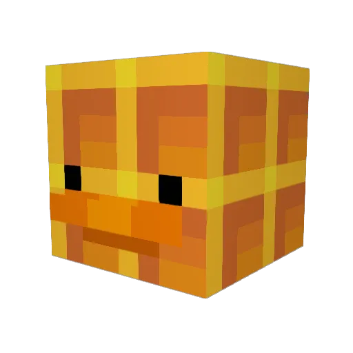 Tango94 Minecraft avatar head, 3D render