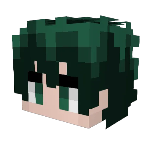 TangoRat Minecraft avatar head, 3D render