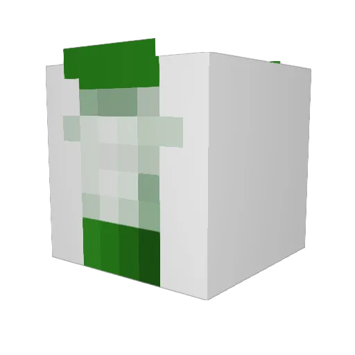 TangoSprite Minecraft avatar head, 3D render