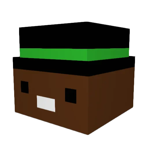 Tango_1709 Minecraft avatar head, 3D render