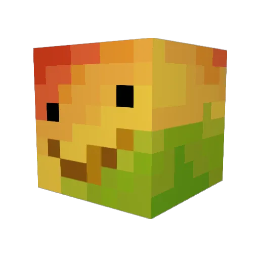 Tango_MangoTM Minecraft avatar head, 3D render
