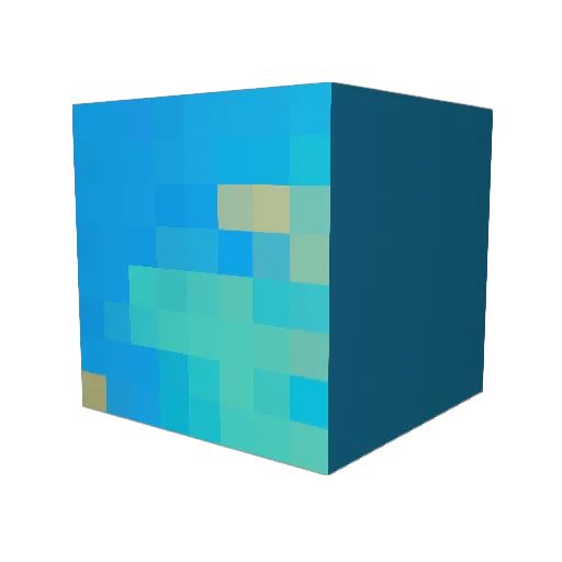 Tangosdown Minecraft avatar head, 3D render