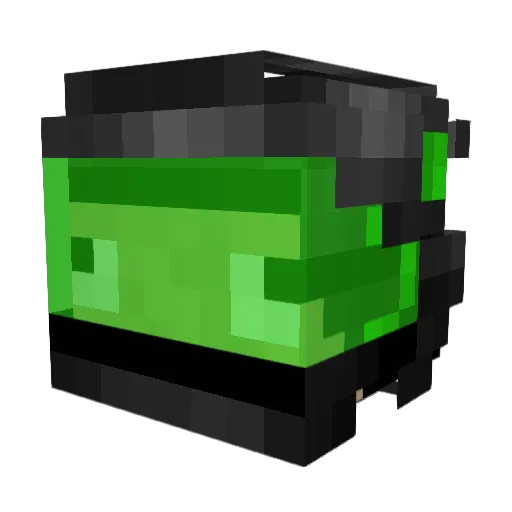 TangsterGangster Minecraft avatar head, 3D render