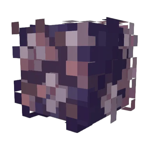 Tanical Minecraft avatar head, 3D render