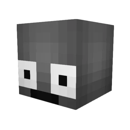 Tanisclan Minecraft avatar head, 3D render