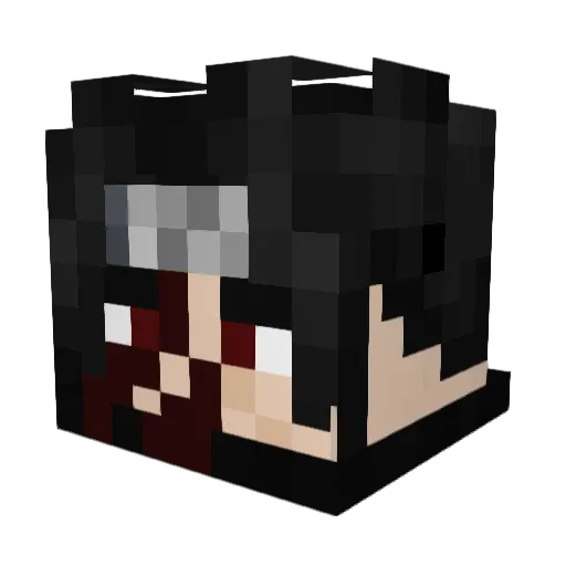 TanjReng Minecraft avatar head, 3D render