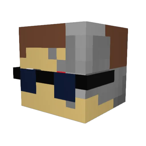 Tank81006 Minecraft avatar head, 3D render