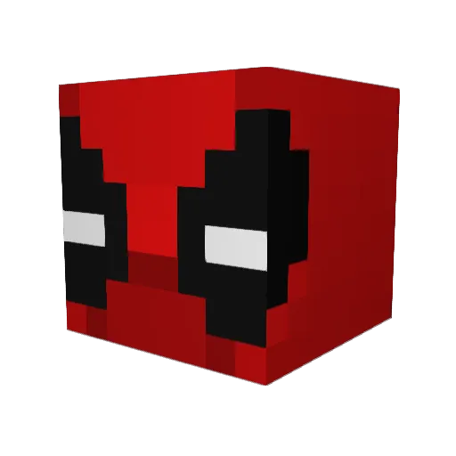 Tank828 Minecraft avatar head, 3D render