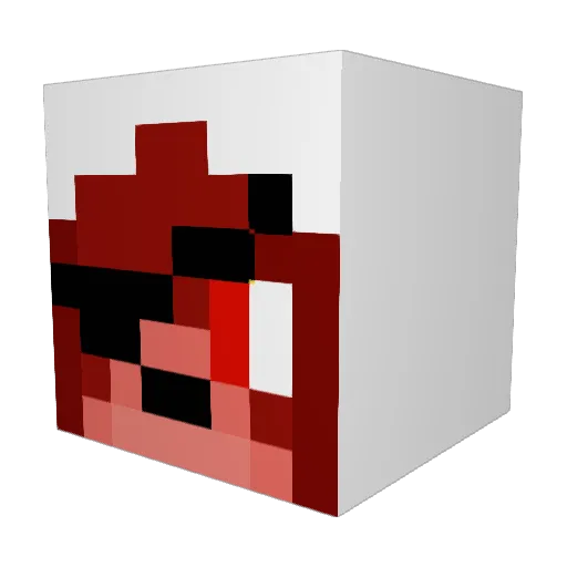 TankMonarch Minecraft avatar head, 3D render