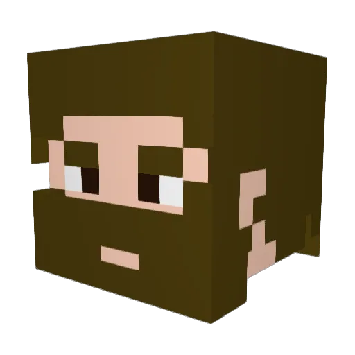 TankMurdock Minecraft avatar head, 3D render
