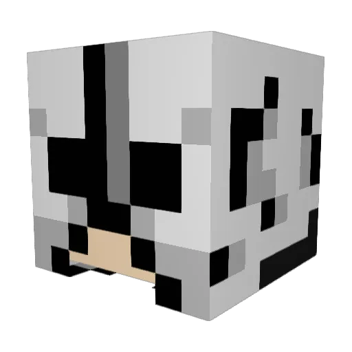 TankeRPZ Minecraft avatar head, 3D render
