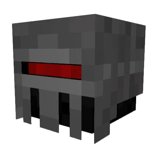 Tankerhead Minecraft avatar head, 3D render
