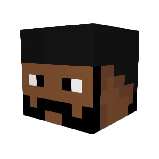TankieSupreme Minecraft avatar head, 3D render