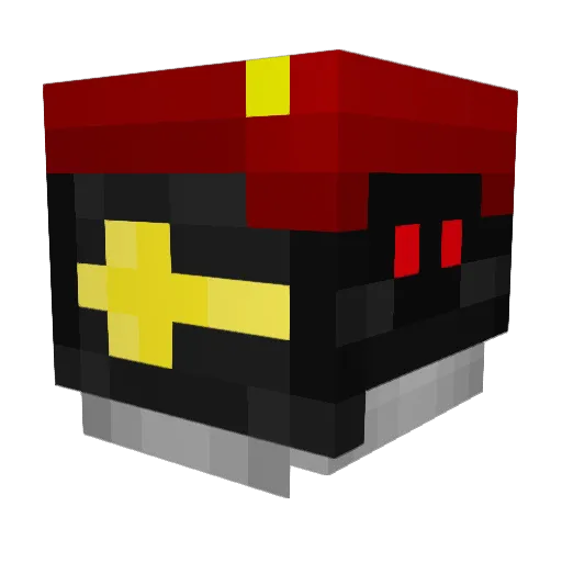 Tankproject Minecraft avatar head, 3D render