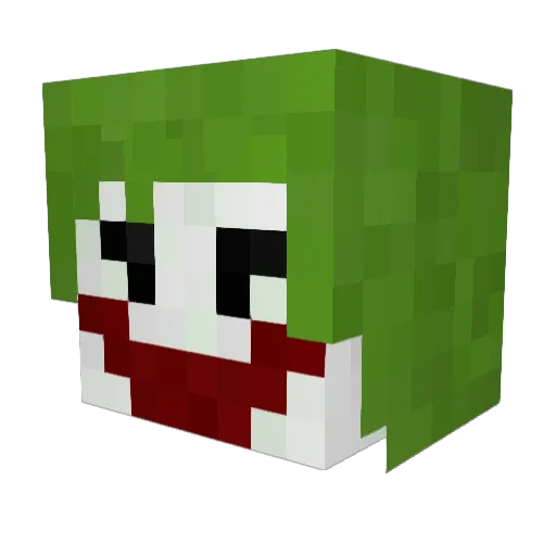 TanlKes Minecraft avatar head, 3D render