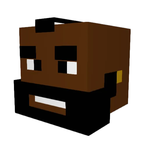 TannerTheSecond Minecraft avatar head, 3D render