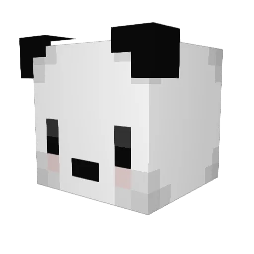 Tannytantan Minecraft avatar head, 3D render