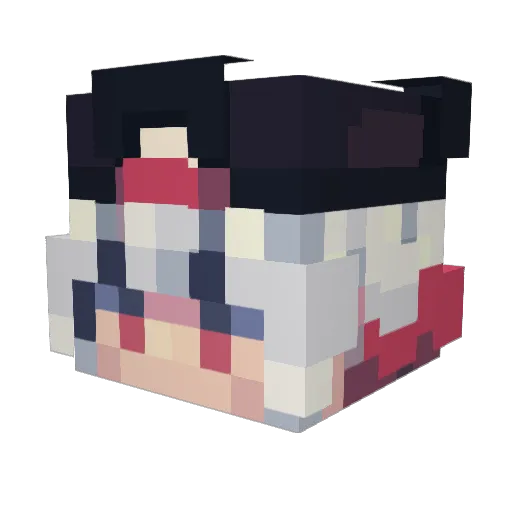 Tanoth23 Minecraft avatar head, 3D render