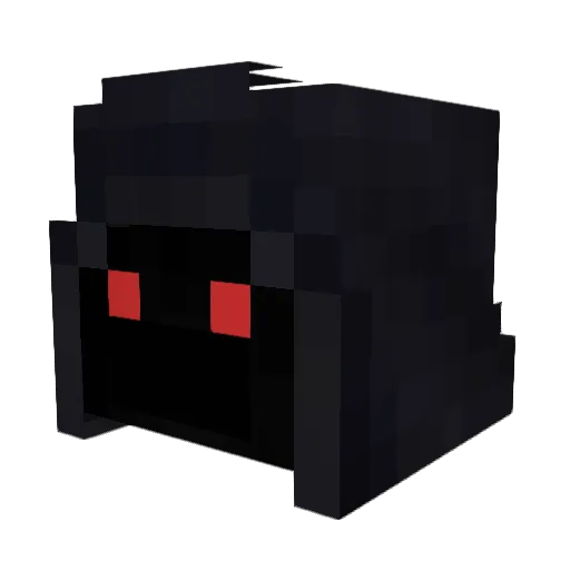 Tanouki2010 Minecraft avatar head, 3D render