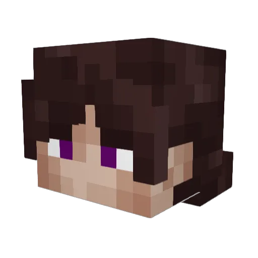 Tant1n_ Minecraft avatar head, 3D render