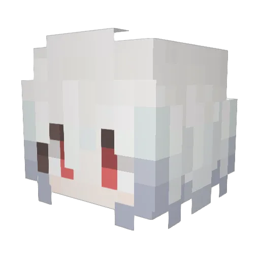 TantaiQingyan Minecraft avatar head, 3D render
