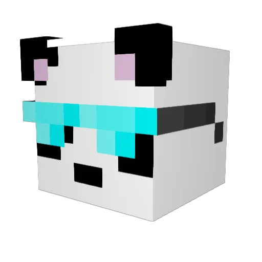 Tanto007 Minecraft avatar head, 3D render