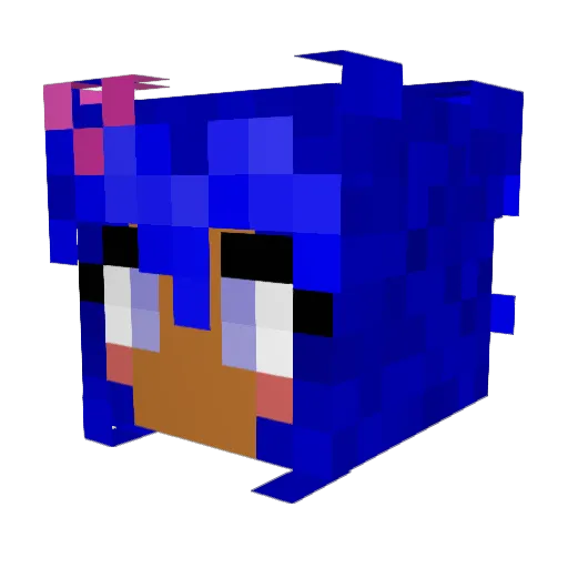 Tanz31 Minecraft avatar head, 3D render