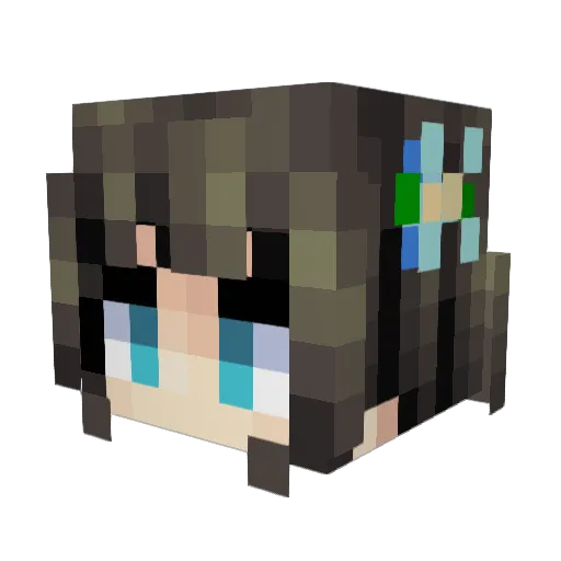 Tanzelbube Minecraft avatar head, 3D render