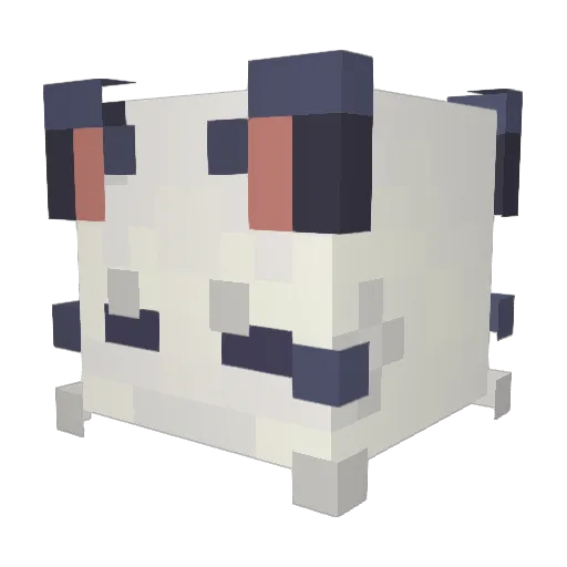 Taohuu Minecraft avatar head, 3D render