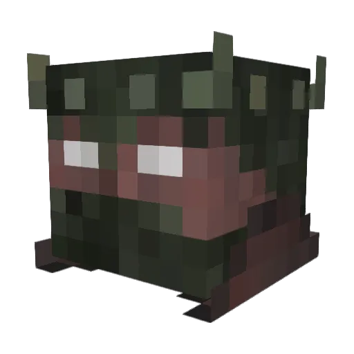 Taotix Minecraft avatar head, 3D render