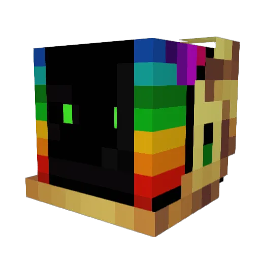 TapAgua Minecraft avatar head, 3D render