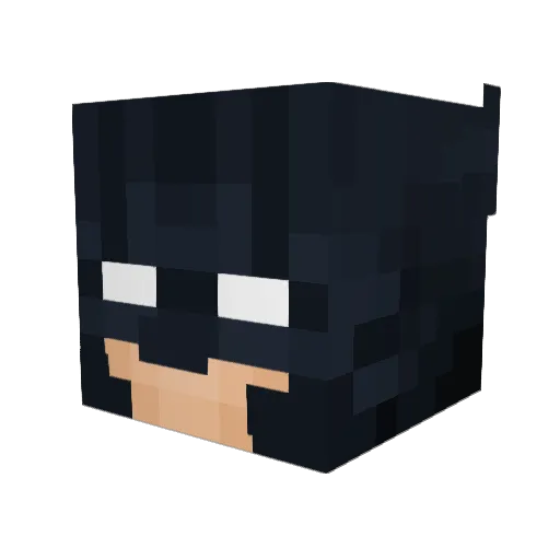 TapeGod1 Minecraft avatar head, 3D render