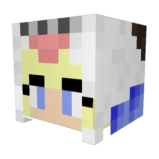 Tapmancs11 Minecraft avatar head, 3D render