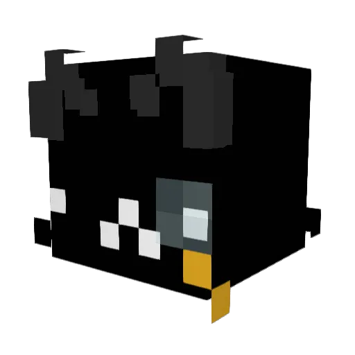 Tapout6754 Minecraft avatar head, 3D render