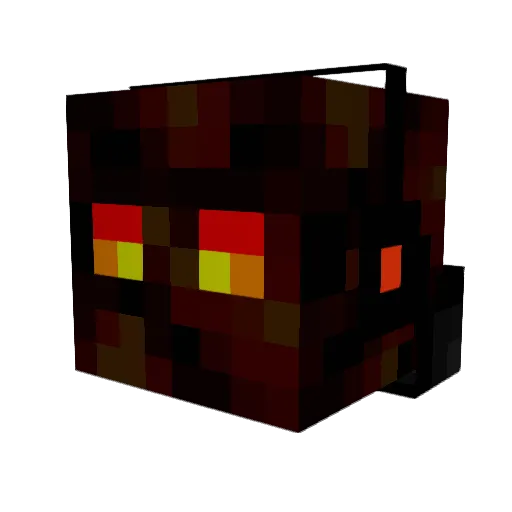 Tappie Minecraft avatar head, 3D render