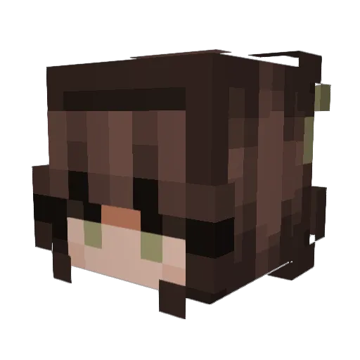 Tapqz Minecraft avatar head, 3D render