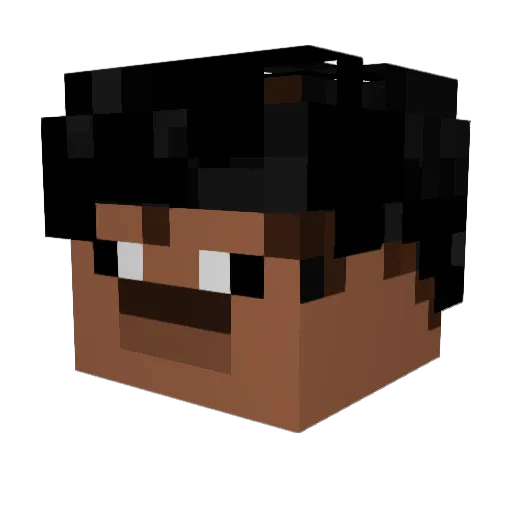 Tapro Minecraft avatar head, 3D render