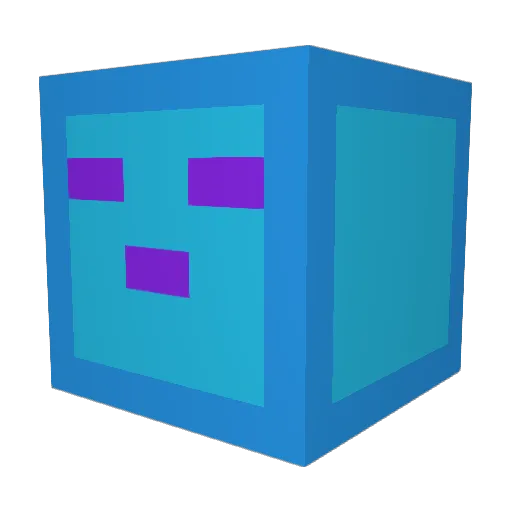 Taquoooo Minecraft avatar head, 3D render